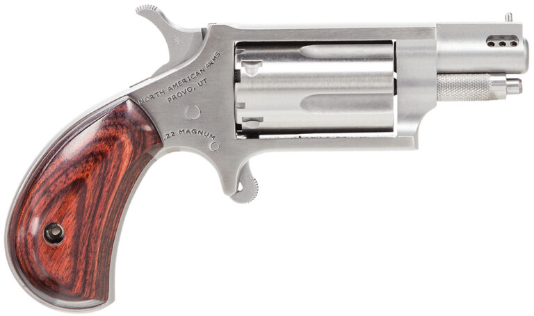 NAA MINI REVOLVER 22MAG 1 1/8 SS PORTED 5RD