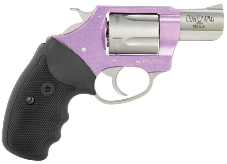 CHARTER ARMS LAVENDER LADY .38 SPL. ALUMINUM 5 SHOT 2IN FIXED STANDARD LAVENDER STAINLESS STEEL 53840