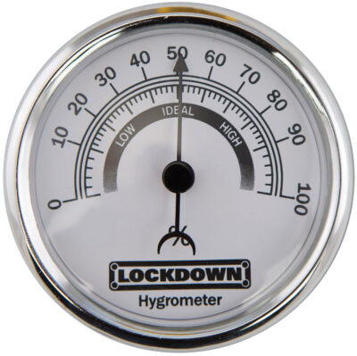 Lockdown 222111 Vault Hygrometer 2.75″ Silver