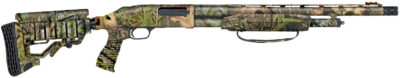 Mossberg 53265 500 Tactical 12 Gauge 5+1 3″ 20″ Vent Rib Barrel, Dual Extractors, Overall Mossy Oak Obsession, Synthetic 6 Position Stock w/Shell Holder,  Includes X-Factor Ported Choke