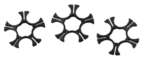 Ruger 90460 LCR Moon Clip 9mm Luger 5 rd LCR 9mm 3 Pack Stainless Steel Black Fi