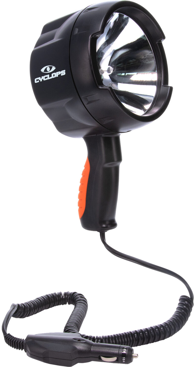 Cyclops CYCHS140012V Spotlight 12V Direct 1400 Lumens Halogen ABS Polymer Black