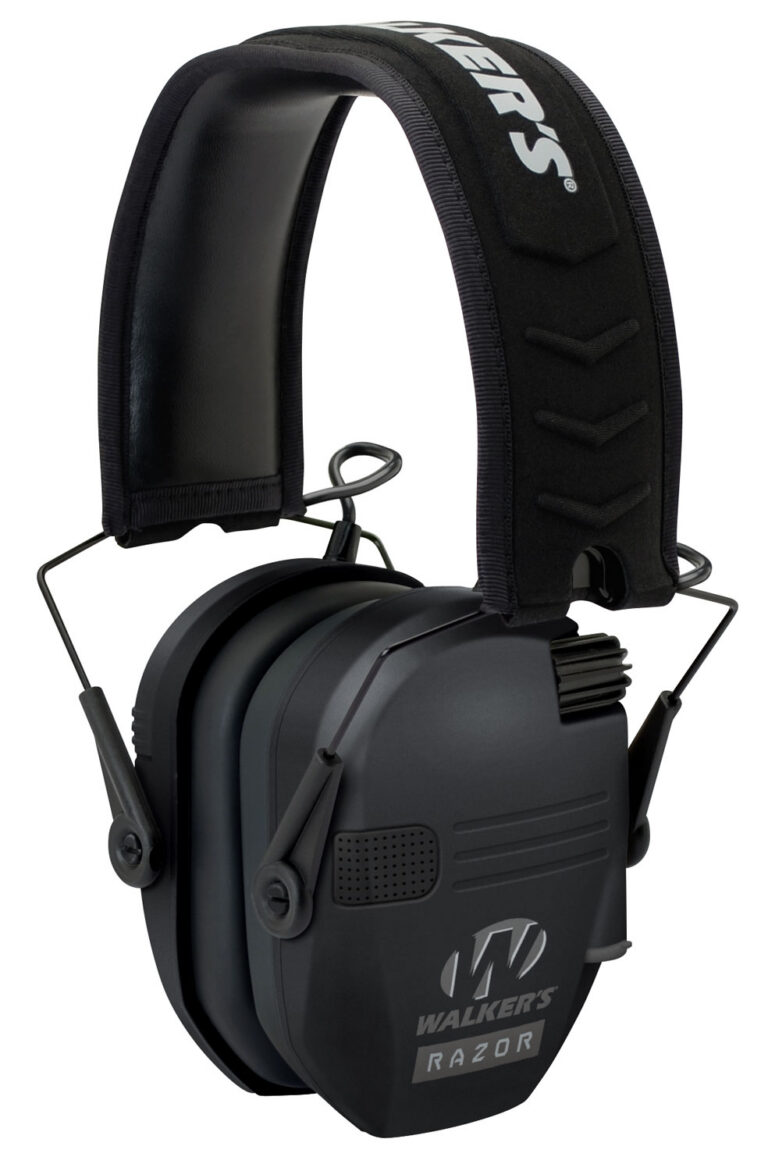 RAZOR SLIM SHOOTER FOLDING ELECTRONIC MUFF RAZOR SLIM ELECTRONIC MUFFS, BLACK