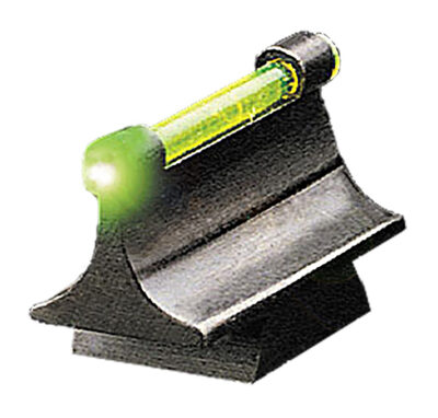 TruGlo TG95450RG 3/8″ Dovetail Front Sight  Black 0.450″ Green Ramp for Rifles