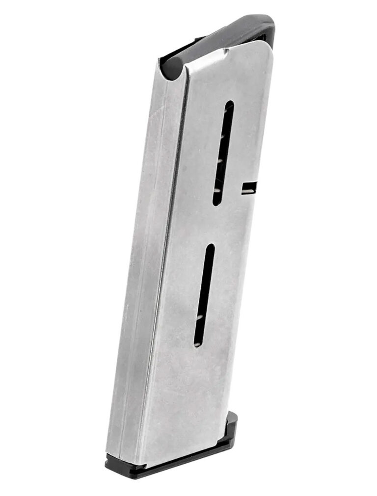 Wilson Combat 47OXCHV 1911  6rd Detachable w/ Lo-Profile Steel Floor Plate 45 ACP+P Stainless Steel
