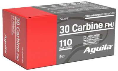 AGUILA 30 CARBINE FMJ 110GR 50RD BX 20 BXS PER CS