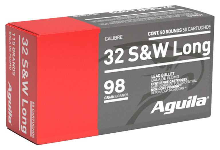 AGUILA 32 S&W LNG FMJ 98GR 50RD BOX 20 BXS PER CS