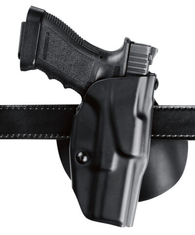 Safariland 6378832411 6378 ALS  OWB Black SafariLaminate Fits Glock 17/22 Compatible w/ Surefire X300 Belt Loop/Paddle Mount Right Hand