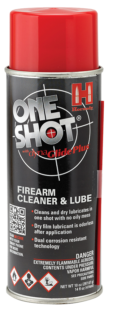 HORNADY ONE SHOT® AEROSOL SPRAY GUN CLEANER & LUBE 10 OZ