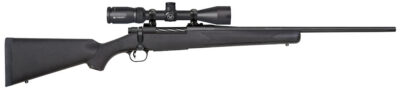 Mossberg 27934 Patriot  270 Win Caliber with 5+1 Capacity, 22″ Fluted Barrel, Matte Blued Metal Finish & Black Synthetic Stokc Right Hand (Full Size) Includes Vortex Crossfire II 3-9x40mm Scope