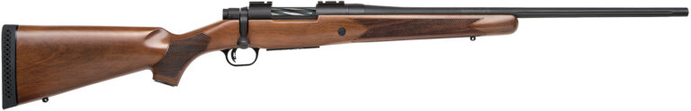 Mossberg 27861 Patriot Walnut Full Size 308 Win 5+1 22" Matte Blued Fluted Barrel, Matte Blued Steel Receiver, Walnut Wood Stock
