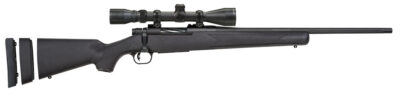 Mossberg 27867 Patriot Super Bantam 308 Win Caliber with 5+1 Capacity, 20″ Fluted Barrel, Matte Blued Metal Finish & Black Synthetic Stock Right Hand (Youth) Includes 3-9x40mm Scope