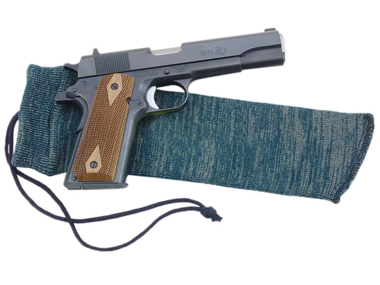 REMINGTON GUN SACK WITH SILICONE - MULTI-GREEN 12" LONG