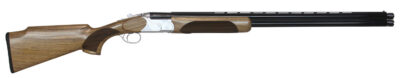 CZ-USA 06459 Redhead Premier Target 12 Gauge 3″ 2rd 30″ Gloss Black Chrome Barrel, Silver Satin Chrome Metal Finish, Turkish Walnut Stock Includes 5 Extended Chokes