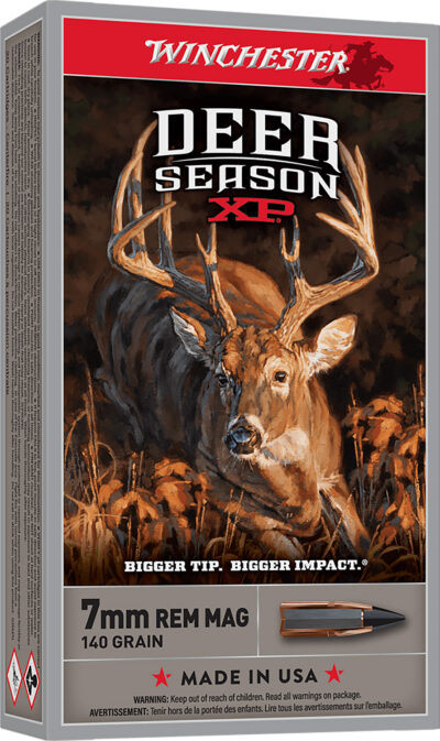 Winchester Deer Season XP Rfile Ammo 7mm Rem Mag 140 gr. Extreme Point 20 rd