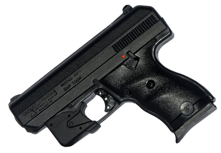 HI-POINT C-9 GUN W/TRIGGER-GUARD MOUNT LASER BLK POLY SEMI AUTO 8-SHOT 3.5"