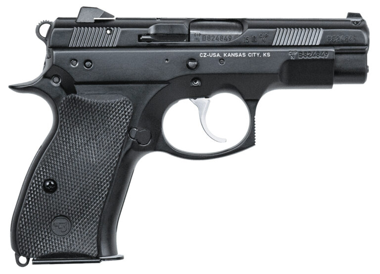 CZ-USA 91194 75D PCR Compact Frame 9mm Luger 14+1 3.75" Black Steel Barrel, Black Steel Serrated Slide, Black Polycoat Aluminum Frame w/Beavertail, Black Rubber Grip, Right Hand
