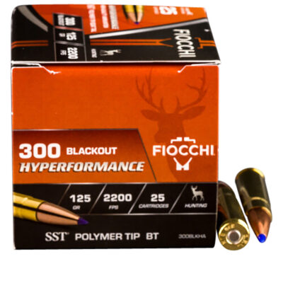Fiocchi 300BLKHA Extrema  300 Blackout 125 gr SST 300BLK-Spec FB 25 Bx/ 20 Cs