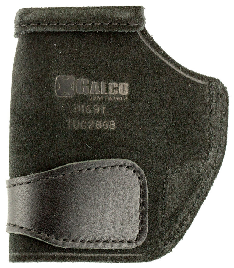 Galco TUC444B Tuck-N-Go 2.0 IWB Black Leather UniClip/Stealth Clip Fits Springfield XD/Mod. 2 Ambidextrous