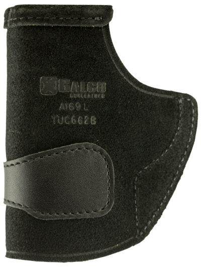 Galco TUC662B Tuck-N-Go 2.0 IWB Black Leather UniClip/Stealth Clip Fits Springfield XDS Ambidextrous