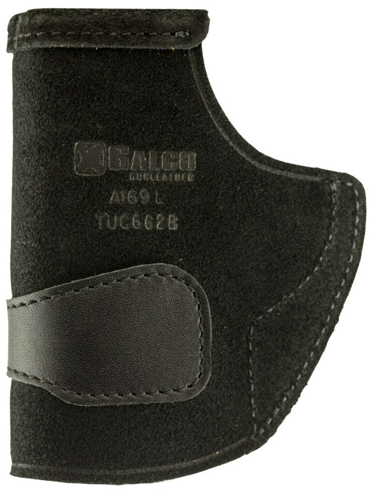 Galco TUC662B Tuck-N-Go 2.0 IWB Black Leather UniClip/Stealth Clip Fits Springfield XDS Ambidextrous
