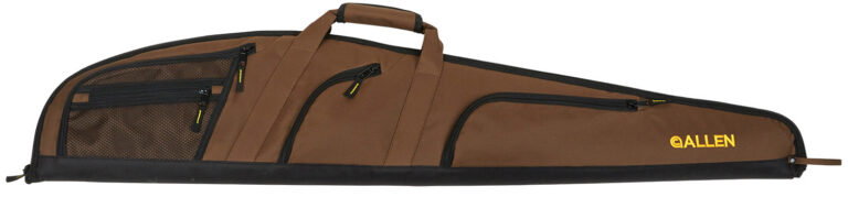 Allen 99452 Daytona Shotgun Case 52" Mocha Brown Endura w/ Black Trim Adjustable Sling, 4 Pockets & Easy Clean Lining