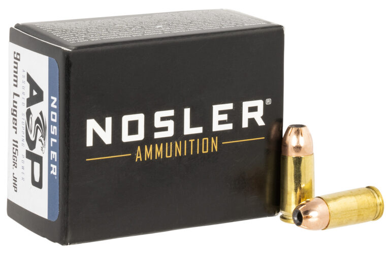 ASP-9mm Luger 115gr JHP Match Grade Handgun Ammunition (20 ct.)
