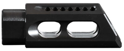 Yankee Hill 3085MBA Slant Muzzle Brake Black Steel with 5/8″-24 tpi Threads & 2.75″ OAL for 30 Cal AR-Platform