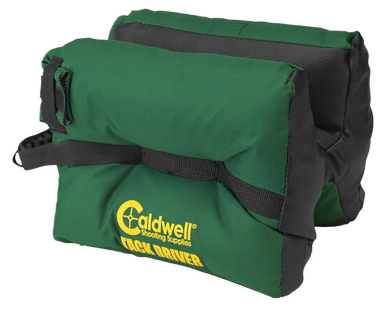 Caldwell 569230 Tack Driver Prefilled Green Nylon Front and Rear Bag