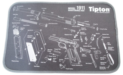 Tipton 558680 Maintenance Mat  Black/Gray Neoprene Top w/Rubber Back 11″x17″ 1911 Parts Diagram