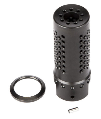 Spikes Tactical SBV1019 Dynacomp Extreme Muzzle Brake Black Nitride 416R Stainless Steel with 5/8″-24 tpi Threads & 2.25″ OAL for 308 Win