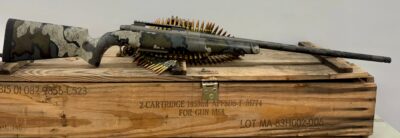 Cooper Firearms M52 Open Country Long Range Black w/Grey 26 Nosler 26″ 1:9″ Fluted SS Bbl w/brake (Fits AICS Mags, Incl. 20MOA Rail) left handed