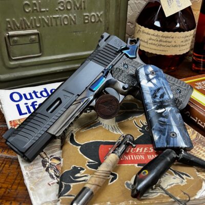 Springfield Armory TRP Operator . Night Hawk Custom Vip Agent 2 Conversion 45acp 5″  2 Magazines . Oem Case and extra hard case