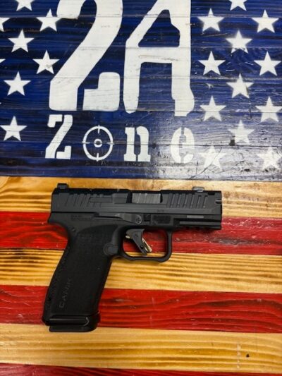 Canik Mete MC9 Prime 9 9mm semi auto pistol, black 3.64″