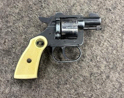 Rohm RG10, Doulbe Action Revolver, Black, Side Loading Gate, 1.25" Barrel