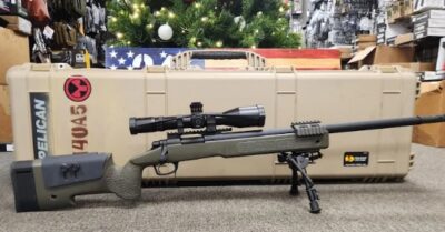 Remigton 700,M40A5,Deployment Kit,Black,762×51,Bolt action,25″ Barrel,1 Mag,Oem Case,S&B Optic,Bipod