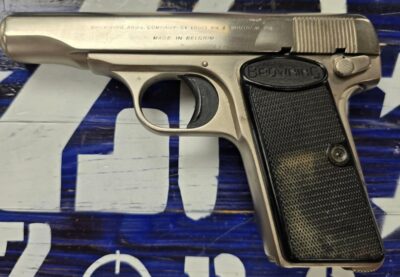 Browning 1910 380 Semi Auto Pistol, Nickel 3″