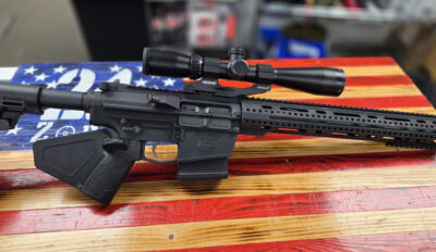 Alex Pro Firearms, Alexandria MN, Semi-Auto Rifle, 308 Win, 18.1″, Black, BSA Scope 3×16, Rifle Bag Included, 1 Oem Mag.