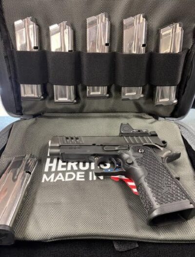 Staccato C2, 9mm, Semi Auto Pistol, Black, 3.9″, Comes With 6 Magazines, Trijicon Rmr, And OEM Bag.