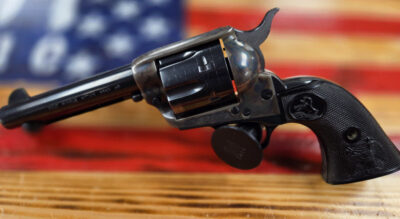 Colt Single Action Army, Single Action Revolver, 45 Colt, Color Case Hardened, 4.7″.