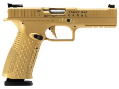 AMPF STRIKE ONE ERGL 9MM 5″ 17RD GLD