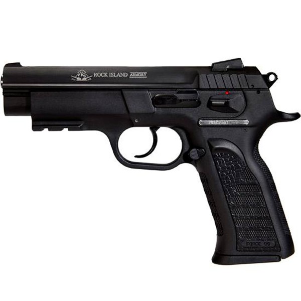 Rock Island 51655 MAPP FS 9mm Luger 4.40" 10+1 Black Black Polymer Grip