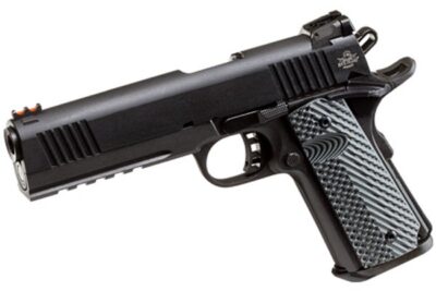 Rock Island 51914 Tac Ultra FS 10mm Auto 5″ 8+1 Black Parkerized Gray G10 Grip