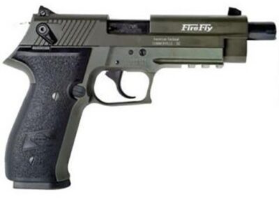GSG GERG2210TFFG FireFly  22 LR 4.90″ 10+1 Green Green Zinc Alloy Black Polymer