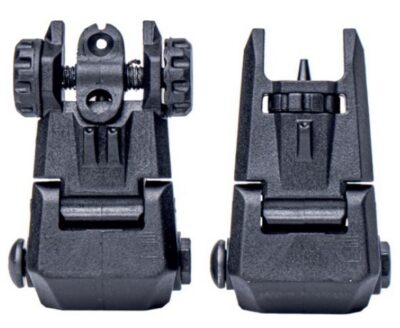 ATI TACTICAL FLIP UP FRONT & REAR BACK UP SIGHT POLYMER