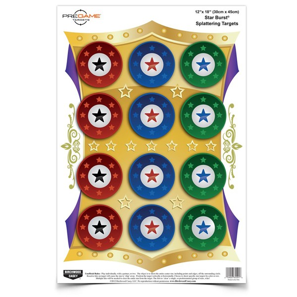B/C PREGAME STAR BURST TGT 8-12X18