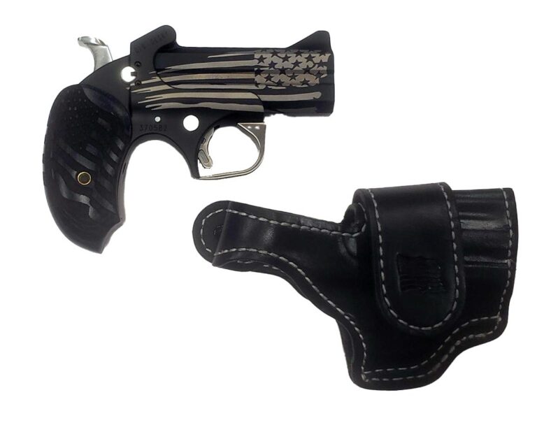 Bond Arms Pistol Old Glory Blk Flag .45/410 Blk Grips Blk Driving Holster