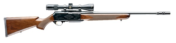 Browning BAR Mark II Safari 25-06 Rem 4+1 24" Gloss Turkish Walnut Polished Blue