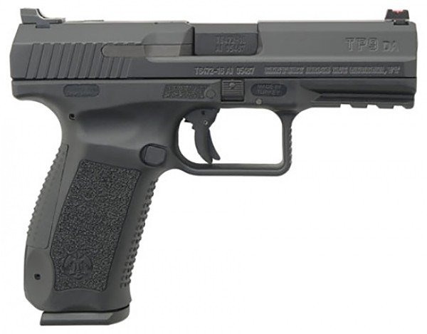 Century HG4873N Canik TP9DA 9mm Luger 4.07" 18+1 Black Cerakote Black Polymer Gr