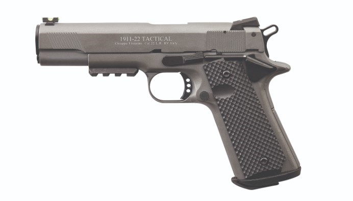 CHIAPPA 1911-22 22LR 5 TACTICAL DARK GRAY 2 10R